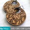 Flower Power Earrings for Laser Cutting