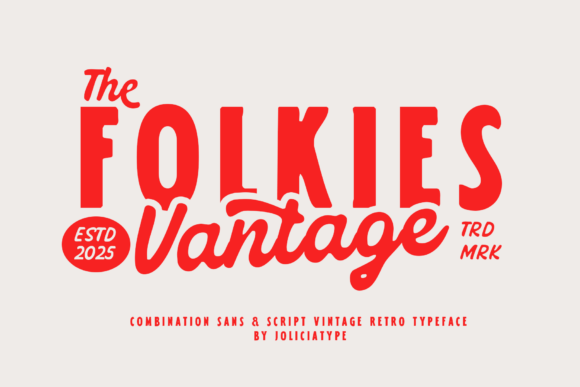 Folkies Vantage Font