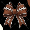 Football Coquette Bow Png