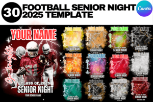 Football Senior Night 2025 Template
