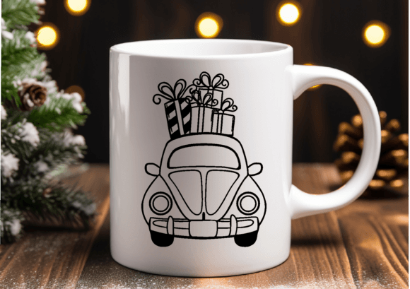 Frohe Weihnachten Plotter File SVG, PNG, - Image 2