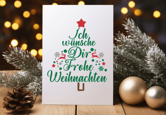 Frohe Weihnachten Plotter File SVG, PNG, - Image 5