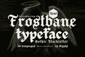 Frostbane Font