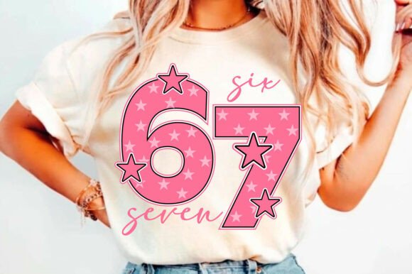 Funny 67 Png Svg Bundle, Six Seven SVG, - Image 3