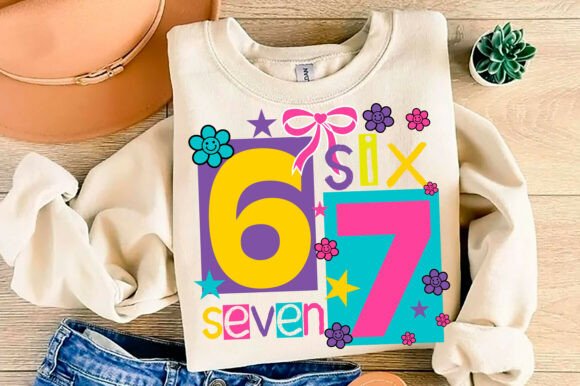 Funny 67 Png Svg Bundle, Six Seven SVG, - Image 6