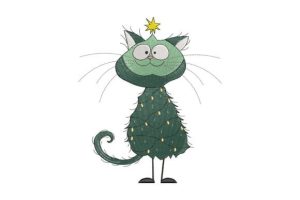 Funny Cat Christmas