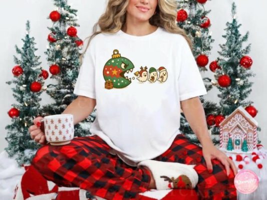 Alternative view of Funny Christmas Ghost Ornament