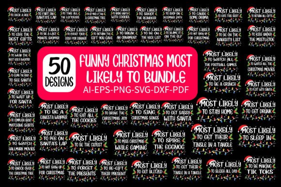 Funny Christmas Most Likely to Bundle