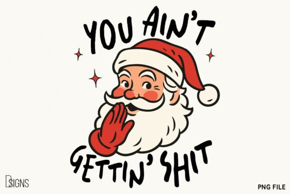 Funny Christmas Sarcastic Santa Png