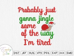 Funny Christmas Snail