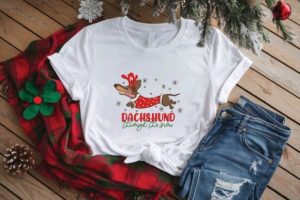 Alternative view of Funny Dachshund Dog Christmas