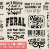 Funny Sarcastic Svg Bundle, Sarcasm SVG
