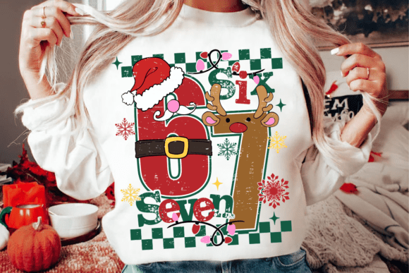 Funny Six Seven Meme Christmas Png