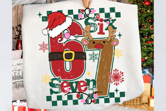 Funny Six Seven Meme Christmas Png - Image 5