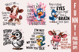 Funny Sublimation Bundle, Funny Animal