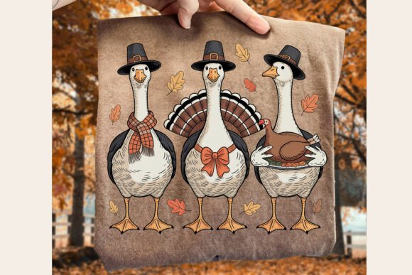 Funny Thanksgiving Goose Png, Turkey