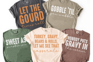 Funny Thanksgiving PNG, Gobble Til You