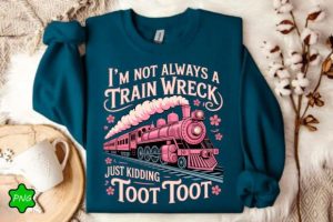 Alternative view of Funny Train Wreck PNG, I'm Not Always