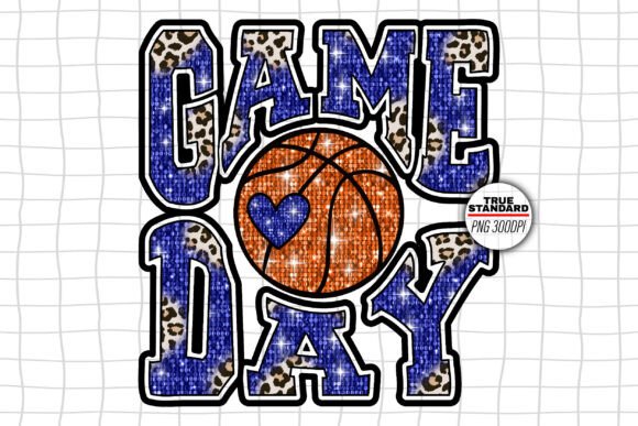Game Day Basketball PNG Image