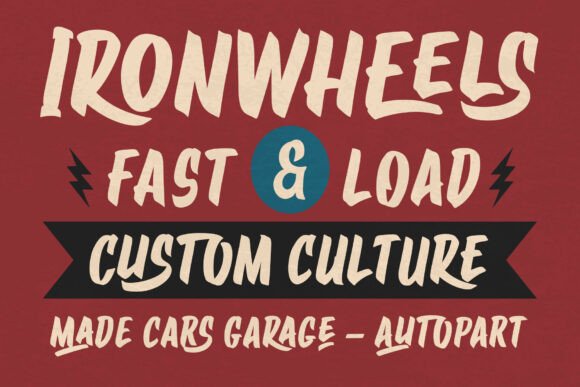 Garage Brush Font - Image 9