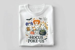 Alternative view of Ghost Nurses PNG, Halloween Nurse