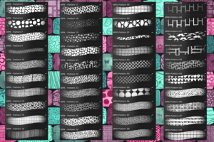 Alternative view of Giant Pattern Bundle- Procreate Brushes