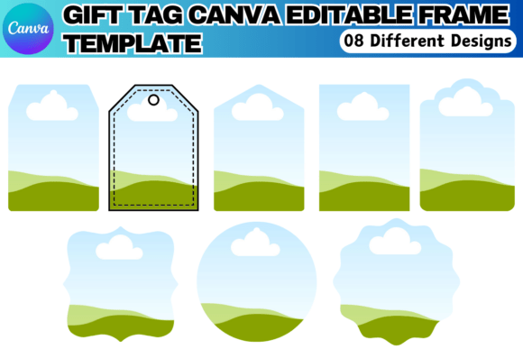 Gift Tag Canva Editable Template Bundle - Image 4