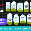 Gift Tag Set Canva Template