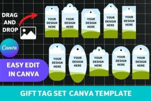 Gift Tag Set Canva Template