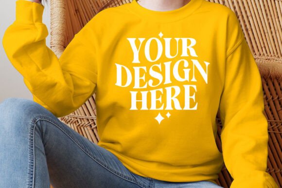 Gildan 18000 Sweatshirt Mockup Bundle - Image 2