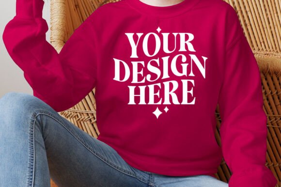Gildan 18000 Sweatshirt Mockup Bundle - Image 3