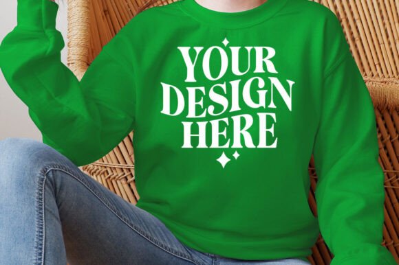 Gildan 18000 Sweatshirt Mockup Bundle - Image 4