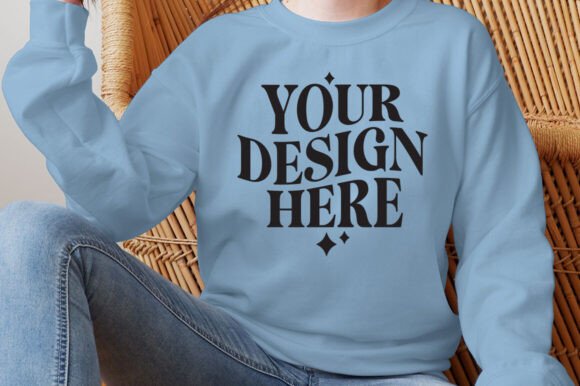 Gildan 18000 Sweatshirt Mockup Bundle - Image 5