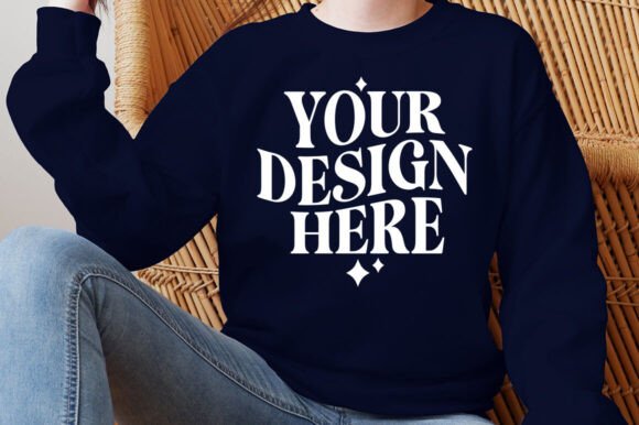 Gildan 18000 Sweatshirt Mockup Bundle - Image 6