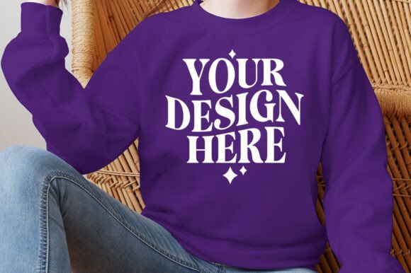 Gildan 18000 Sweatshirt Mockup Bundle - Image 7