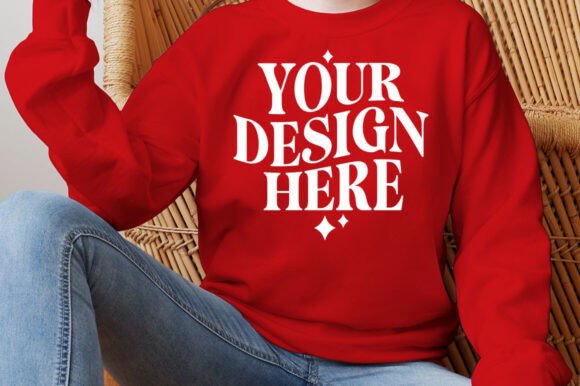 Gildan 18000 Sweatshirt Mockup Bundle - Image 8
