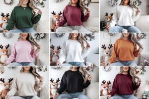 Gildan 18000 Sweatshirt Mockups Bundle