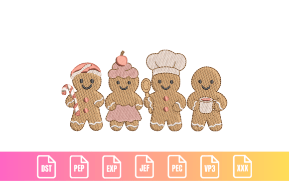 Gingerbread Family Set