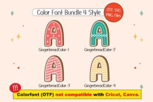 Alternative view of Gingerbread Font