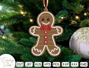 Gingerbread Man Ornament