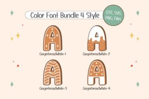 Alternative view of Gingerbread White Cream Font