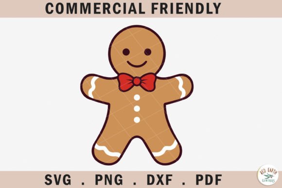 Gingerbread Man Layered SVG, Christmas - Image 3