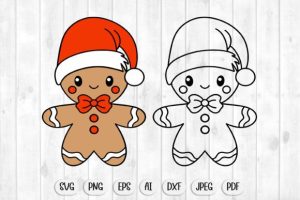 Gingerbread Svg, Gingerbread Man Svg