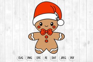 Alternative view of Gingerbread Svg, Gingerbread Man Svg