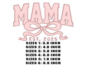 Alternative view of Girl Mama Embroidery Designs