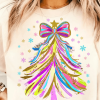 Glitter Brushstroke Christmas Tree PNG