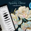 Glitter Watercolor Procreate Brushes 80
