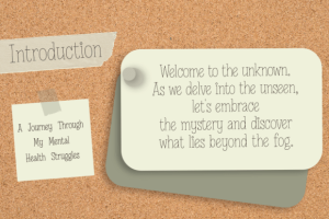 Alternative view of Gloomy Unseen Font