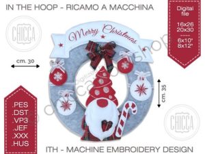 Gnome Hanger ITH Embroidery