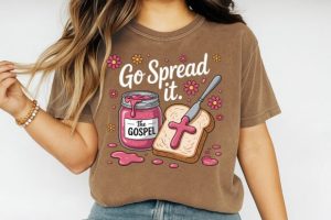 Alternative view of Go Spread It Gospel Christian Faith Jam